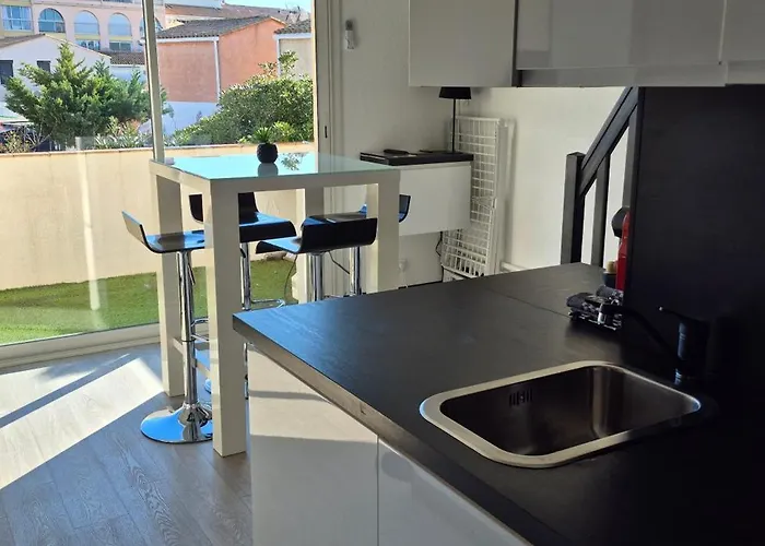 Apartment Superbe T2 Mezzanie, 200m Du Village Naturiste, Clim, Wifi, Piscine *